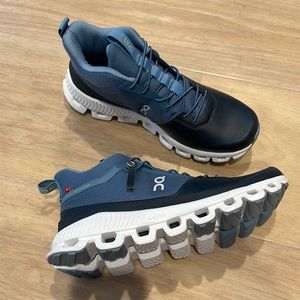 On Running Cloud Hi Dust/Navy, Women’s 7.5, NEW, without box